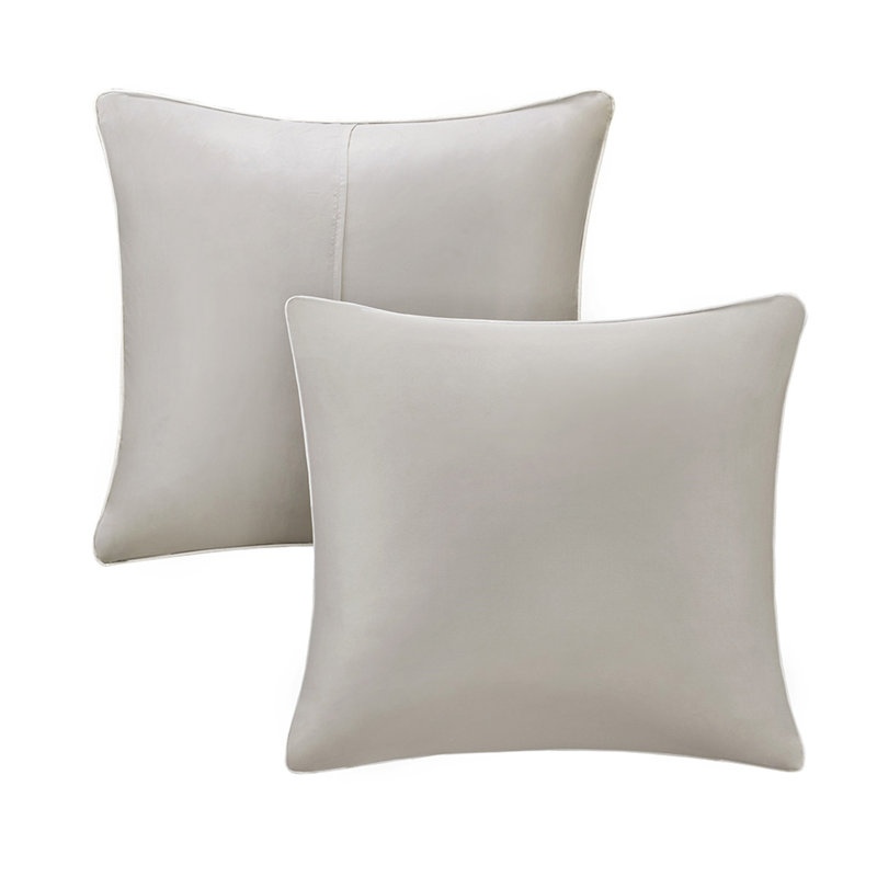 Embroidered 8 Piece Comforter Set Neutral, Queen Comforter + 4 Shams + 2 Pillows
