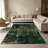 1PC Vintage Textured Dark Forest Oil Painting area rugs for Living Room, Soft and Comfortable, Suitable for all seasons, easy-to-maintain, machine washable Indoor floor mat, Under Table Farmhouse suitable for entryway, dining room, bedroom,-875916544