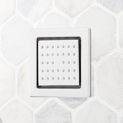 Square Flush-Mount Swivel Body Spray 2.5 GPM