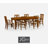 Casually Country Extendable Acacia Solid Wood Dining Table-39742526