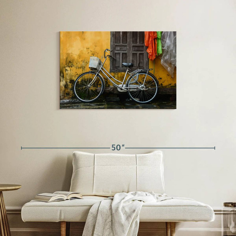 Mehar Metal Bicycle, 24" H x 36" W