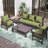 Outdoor Deep Seating Cushion Set Indoor And Outdoor Seat / Back Cushion, Available In 4 Sizes-929802347-929802339