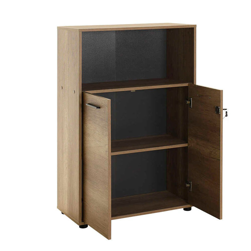 Baugus 110 cm H x 72 cm W Standard Bookcase