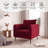 Set Of 2 Modern Velvet Upholstered Chairs - Chair Set (Matching Design, Soft Seat Cushion), Suitable For Living Room (Matching Design, Soft Seat Cushion)-315139277