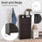 Espresso Slim Shoe Cabinet with 3 Large Fold-Out Drawers & Spacious Top Surface