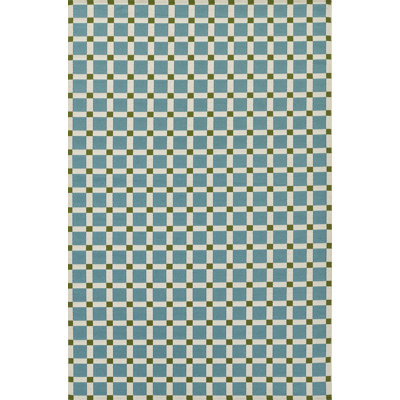 Icon Blue Geometric Outdoor Rug