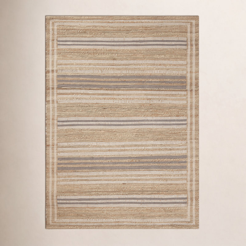 Chris Loves Julia x Loloi Judy Natural / Dove Area Rug, Rectangle 5' x 7'6"