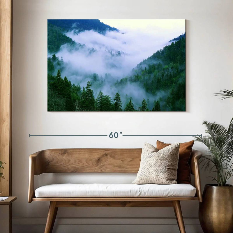 Brume Alvord Smoky Mountains, H 32 po x l 48 po