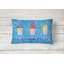 Coussin décoratif intérieur/extérieur rectangulaire