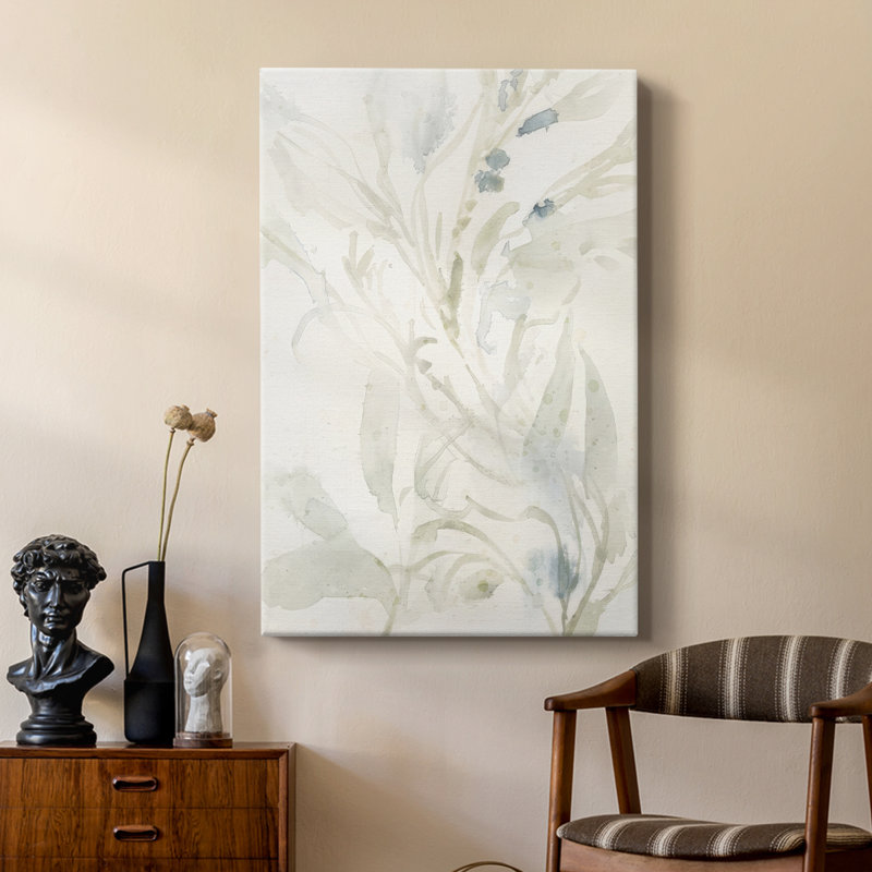 Élégant algue de mer IV - galerie Cavas sur mesure, H 18 po x l 12 po