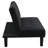 Black Tufted Convertible Sofa Bed