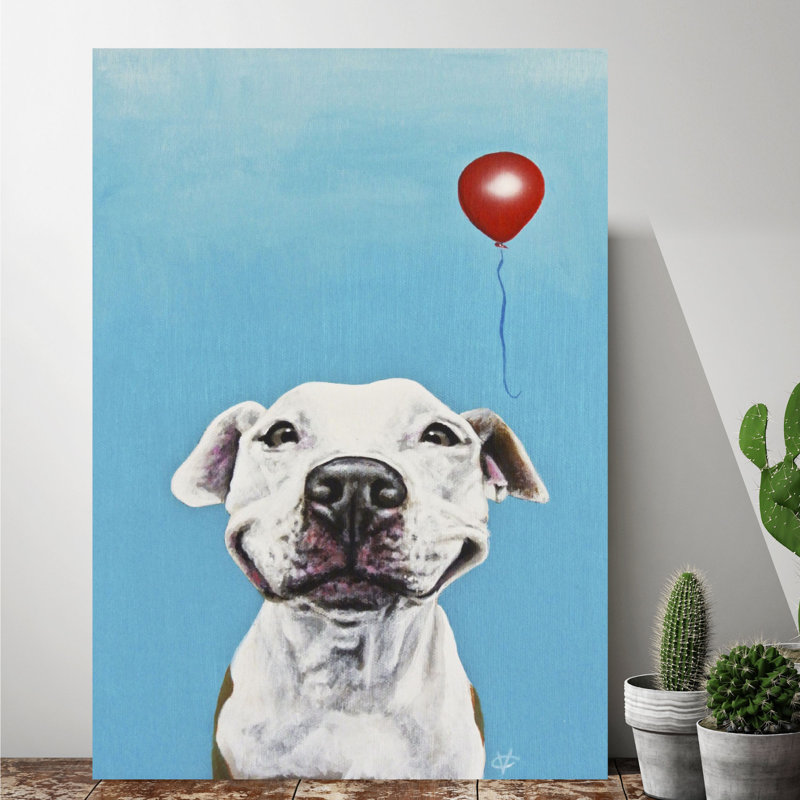 « party dog v », impression sur toile