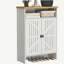 Armoire à chaussures moderne minimaliste en panneau de fibres à densité moyenne