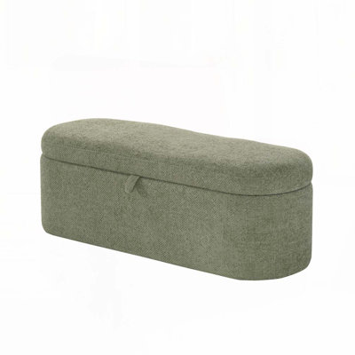Banc de rangement rembourré