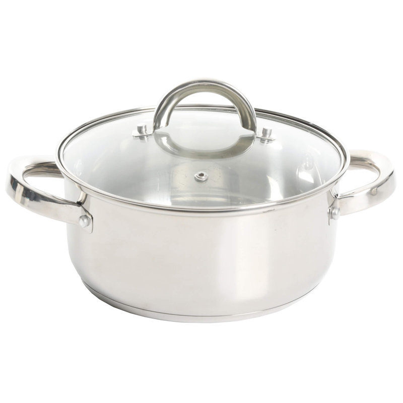 Oster Sangerfield 3 Qt Stainless Steel Steamer Set with Lid and Steamer Insert