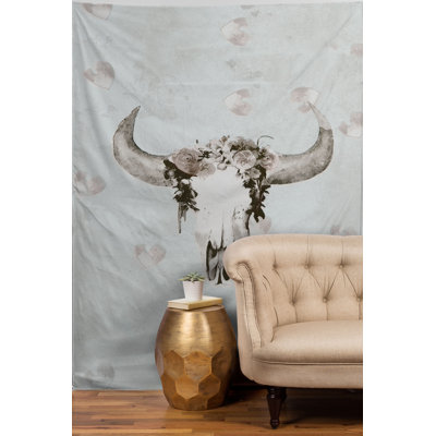 Tapisserie romantique boho buffalo iii