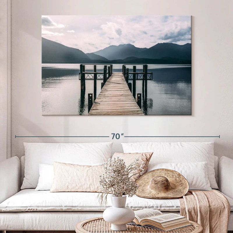 Jetée d'Alvord Lake Te Anau, H 34 po x l 51 po