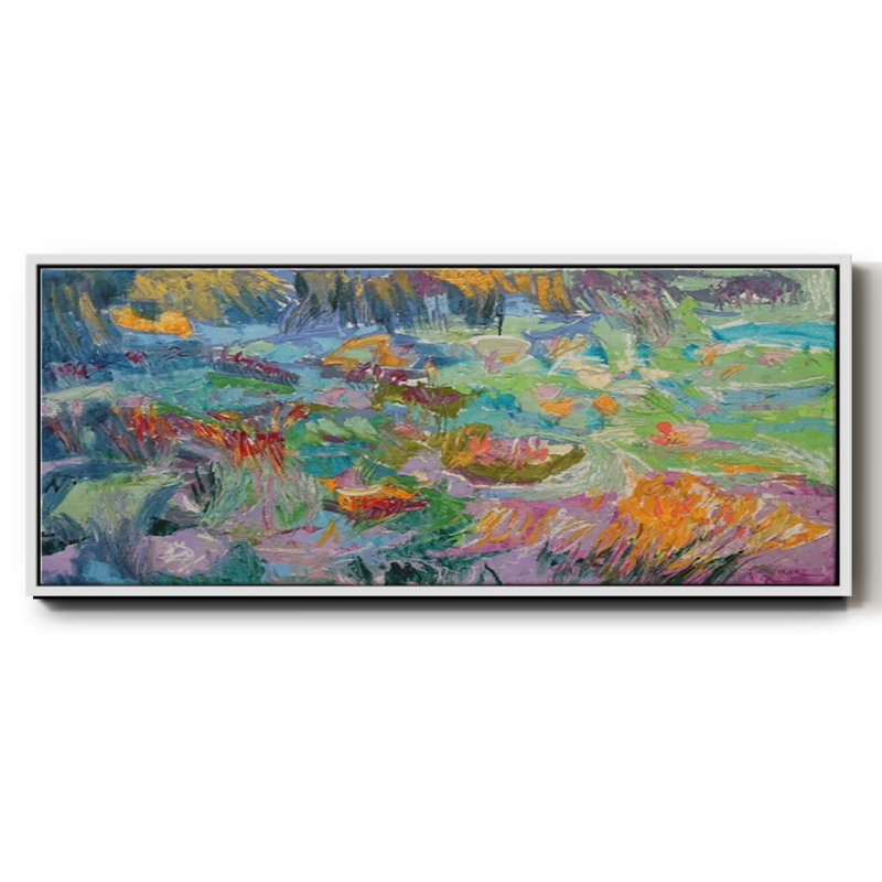 Prière du matin, toile de qualité supérieure, prête à être accrochée, Toile encadrée flottée blanche