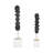 Darrah 2 Pieces 15/18" Operose Statuary, Black