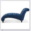 Chaise longue capitonnée sans accoudoirs avec rembourrage en éponge haute densité pour un confort inégalé et un design moderne