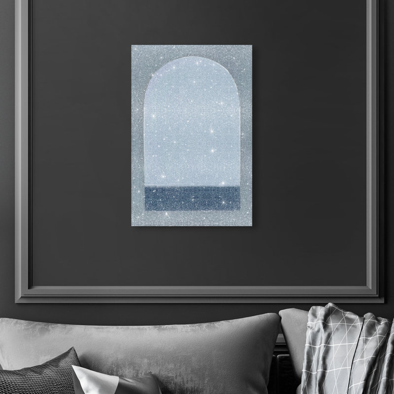 Minimal Ocean Window Print by Oliver Gal, 10"H x 15"W, Gallery Wrapped
