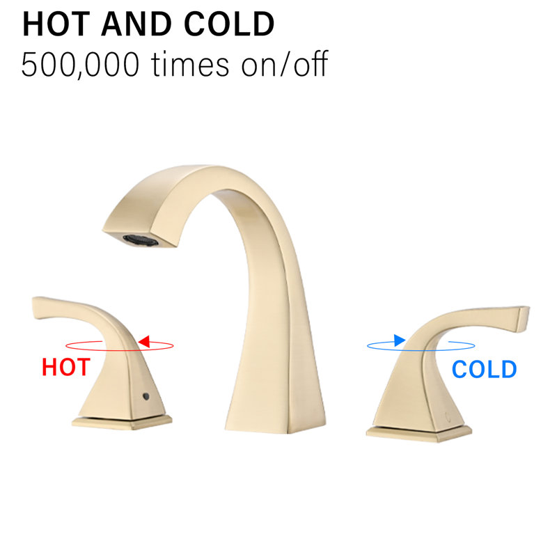 2 robinets de lavabo de salle de bain avec bonde, or brossé et durable, débit de 1,8 gallon par minute, centres de 8 po, hauteur du bec de 4,25 po, portée de 5,45 po, poids du produit de 4,5 lb, livraison de 5,73 lb 16,14 * 12,79 * 3,34 dans le paquet