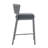 28" Outdoor Aluminum Counter Height Bar Stools with Footrest-1308693948