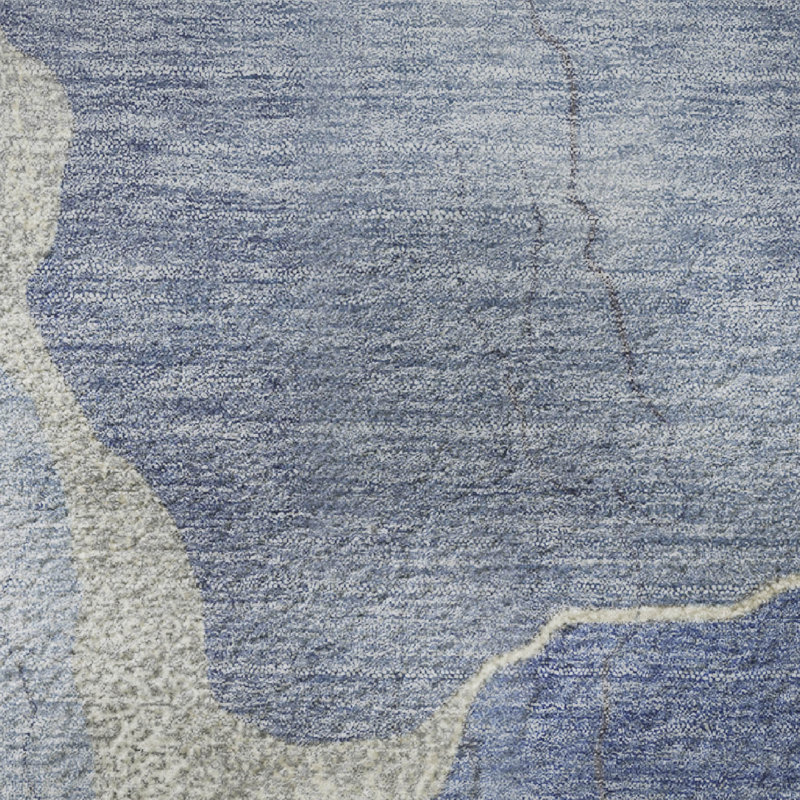 Tapis abstrait lavable à la machine de qualité supérieure AMF1889 / AMF1889DN, Rectangle 1 pi 8 po x 2 pi 6 po