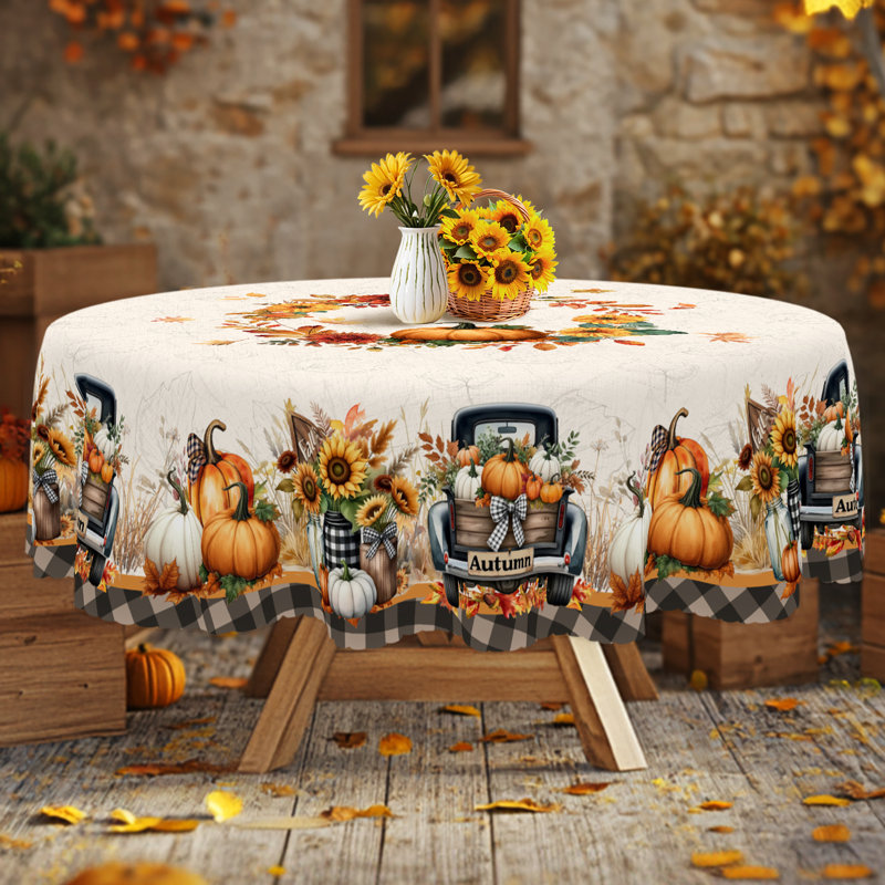 Nappe automne-hiver 180x180cm, 70,87 po rond