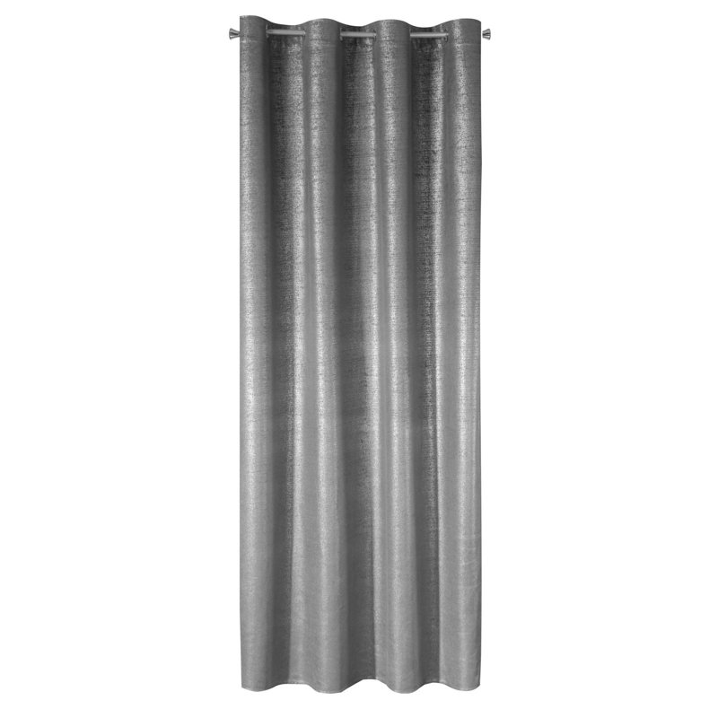Ajahn Semi Sheer Curtain, Steel