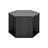 Lakeyia 47.24'' Hexagonal Coffee Table Side Table Nightstand Burmese Sumac 2PCS-934912317