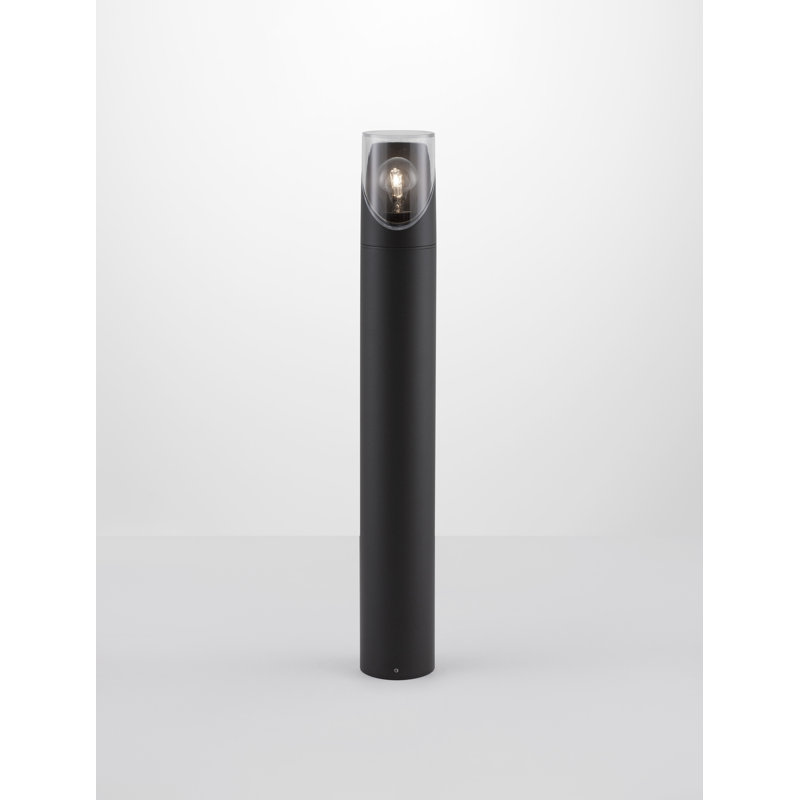 Black Integrated LED Metal Bollard Light