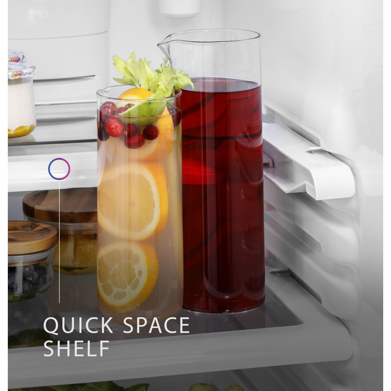 35.75" Counter Depth Side by Side 21.9 cu. ft. Refrigerator with Fingerprint Resistant Finish