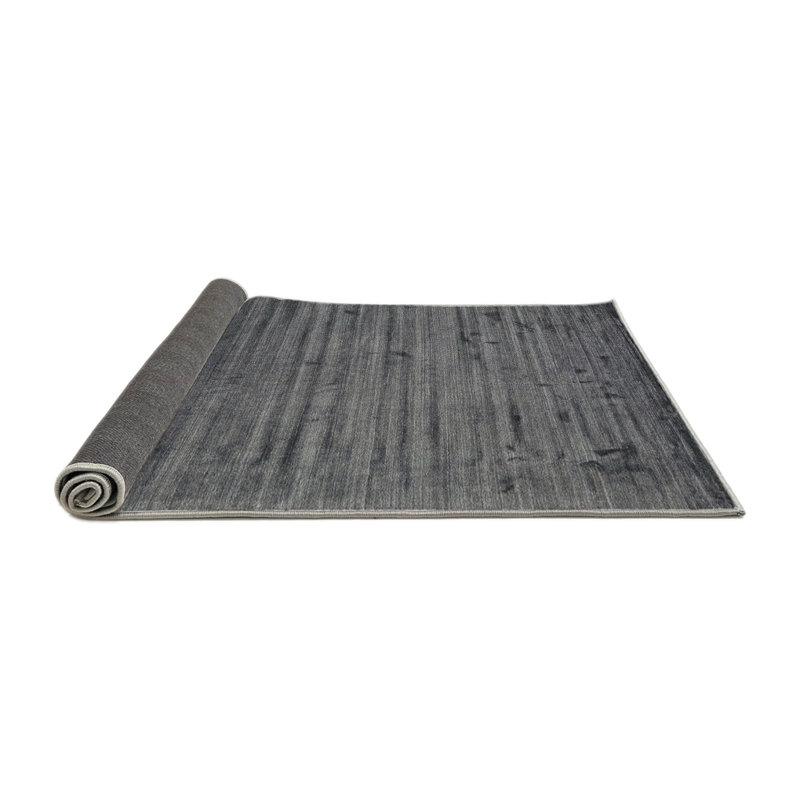 Tapis gris zone contemporaine, Rond 3 pi
