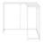 Narrow Console Table, Accent Entryway Corner Living Room Bedroom, White Laminate White Metal Contemporary Modern-753913827-753913631
