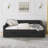 Upholstered Tufted Daybed | Velvet Button - Tufted Copper Nail - Trimmed Waved Arms & Drawers-1166931860-1166931862
