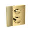 AXOR Edge Diamond Cut Thermostatic Trim with Volume Control and Diverter Valve Trim Only-63222543