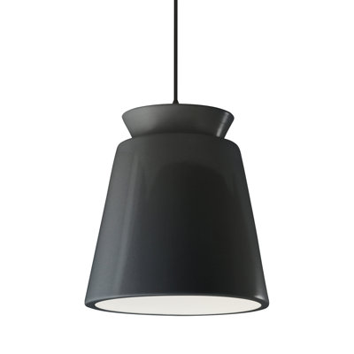 Luminaire suspendu conique à 1 lumière Logan