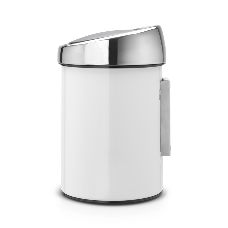 Brabantia 3 Litre Touch Bin, White