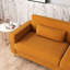 Canapé en velours pour salon - 3 places avec coussins d'accoudoirs amovibles, pratique et confortable