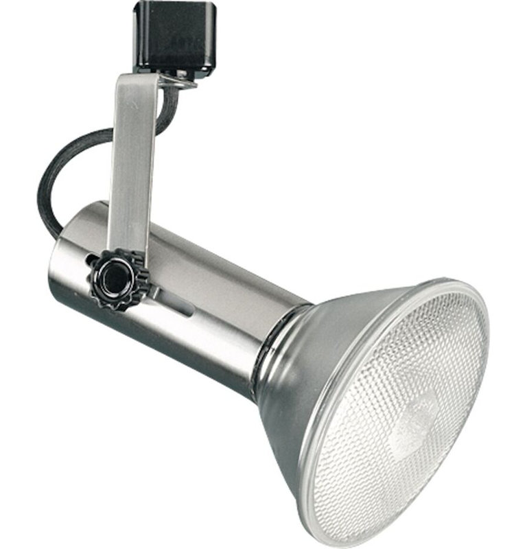 Adjustable Track Lighting Head, Nickel