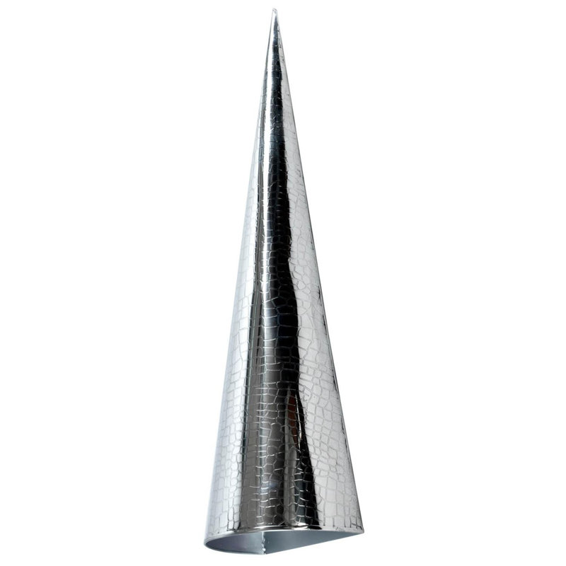 Vase de poche mural en argent crocodile