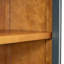 Grande armoire de rangement à 4 portes avec portes en verre, conception arquée et tablettes réglables pour une utilisation polyvalente-643066573