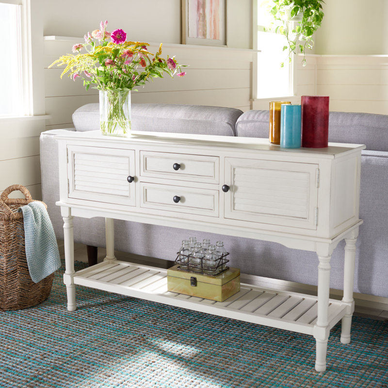 Console 47,25 po Ulla, Blanc vieilli