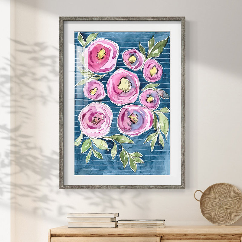 Gilt Indigo II -Gallery Wrapped Canvas