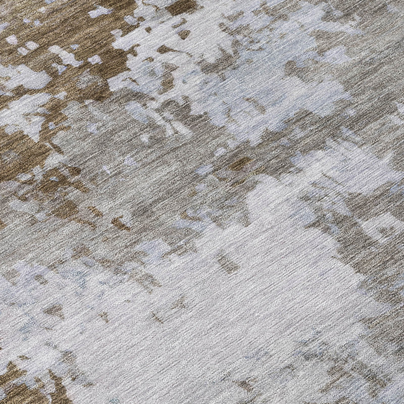 Machine Washable Indoor/Outdoor Jocelyn ACN2142 Abstract Rug, Rectangle 9' x 12'