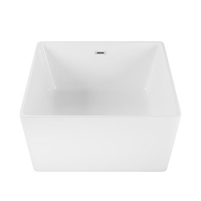 Baignoire carrée autoportante 47 po Voltaire