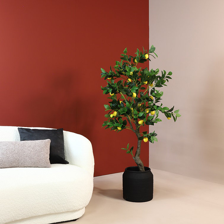 150cm Faux Lemon Tree in Planter
