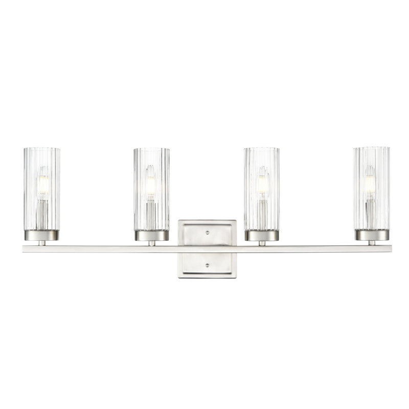 Turman 29.75" Wide 4-Light Vanity, Brushed Nickel