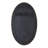  Ellis Beaded Brass Oval Mirror